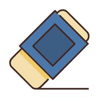 A blue and yellow bandage on a white background vector