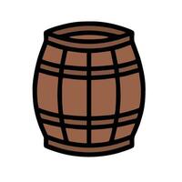 A barrel icon on a white background vector