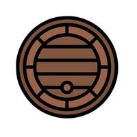 A barrel icon on a white background vector