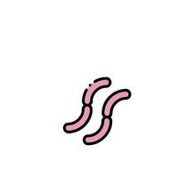 A bacon icon on a white background vector