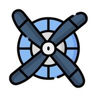 A propeller icon on a white background vector
