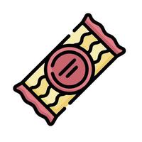 a candy bar icon on a white background vector