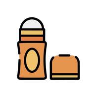a bottle of perfume and a container of perfume vector