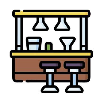 bar icon, bar, bar counter, bar, bar counter, bar, bar counter, bar vector