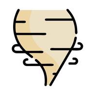 a cartoon image of a windmill vector