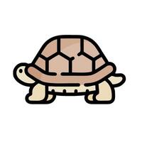 a turtle icon on a white background vector