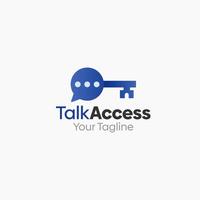 Talk Access Logo Template Design. Good for Business, Start up, Agency, and Organization vector
