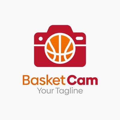 Basket Camera Logo Design Template. Good for Business, Agency, Community and Organization