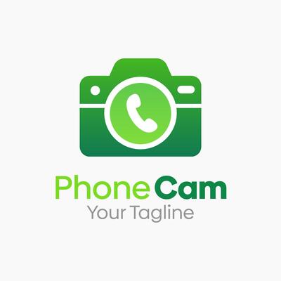 Phone Camera Logo Design Template. Good for Business, Agency, Community and Organization