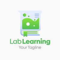 A logo for lab learning vector