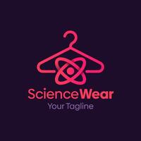 Science wear logo design vector