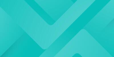 Colorful abstract geometric background with green turquoise gradient color combination. Simple overlap pattern color lines on background. vector