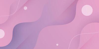 Abstract 3D background with gradient pink and purple color wave design pattern. Cool design for banner cover book flyer and other element graphic design. vector