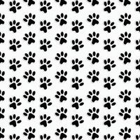 Paw Print Pattern Design Background vector