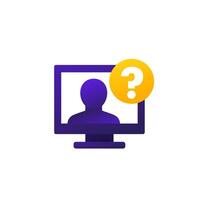 explainer , tutorial icon on white vector