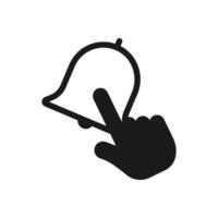 Click notif icon vector