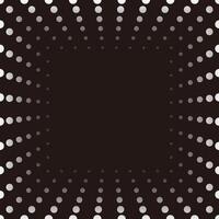 Square Abstract Frame And Background Illustration With Abstract Dot Patterns And Text Space. vector