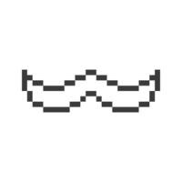 moustache is sleek, thick, defined, bold, and timeless vector