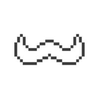 moustache is bold, clean, structured, neat, and classic vector