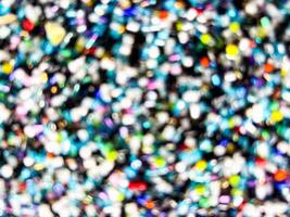 Abstract colorful bokeh light blur effect, ideal for holiday celebrations, party themes, and creative backgrounds photo