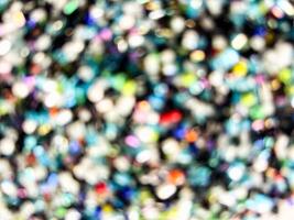 Abstract colorful bokeh light blur effect, ideal for holiday celebrations, party themes, and creative backgrounds photo