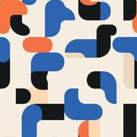 Abstract Geometric Pattern with Vibrant Colors and Modern Design Elements vector