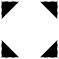 pixelated square rectangle picture frame vector