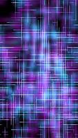 Futuristic Neon Grid Background Loop with Glowing Lines and Blurred Effects video