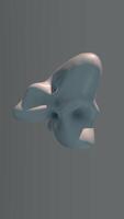 Organic Blobby Shape in 3D Morphing Animation Loop with Subtle Lighting video