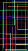 Vibrant Colorful Grid Animation Loop with Shifting Geometric Lines video