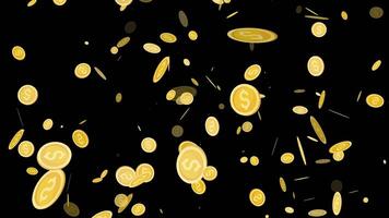 Dollar Bills 4K motion graphic animation with Green Screen. Rotating blades carefully turn over and count each banknote, copy space. video