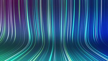 Technology abstract background vivid lines for network, big data, data center, server. video
