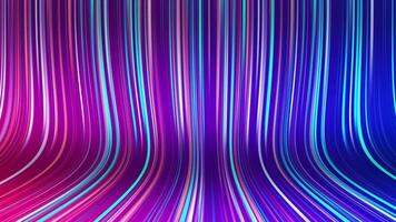 futurista tecnologia abstrato fundo vívido linhas para rede, grande dados, dados Centro, servidor. video