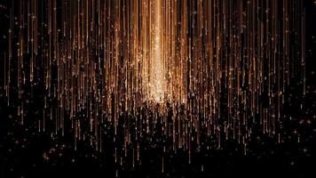Abstract background with golden light and sparkles video