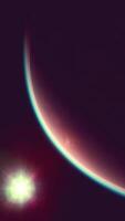 Oberfläche von Erde Planet im tief Raum video
