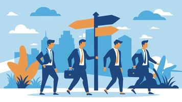 Navigating Career Success, Mastering Leadership, Skill Development, and Strategic Growth vector