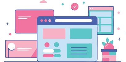 Mastering Web Design, Crafting User Centered UI and UX for an Enhanced Digital Experience vector
