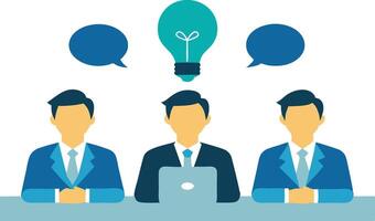 Mastering Effective Communication, Solutions for Productive Meetings and Discussions vector