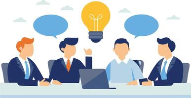 Mastering Effective Communication, Solutions for Productive Meetings and Discussions vector