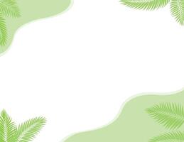 Abstract Leaves Background with Tropical and Botanical Design for Autumn and Summer Flyers Posters Invitations and Holiday Card vector