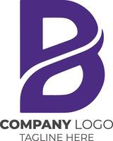 Letter B Logo Design for Business Branding Showcasing Modern Typography and Abstract Elements Perfect for Technology, Corporate Identity, and Network Solutions vector