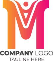 Custom Letter M Logo Design for Business Branding, Corporate Identity, Modern Marketing, and Professional Visual Branding Solutions vector
