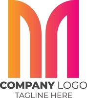 Elegant Letter M Business Logo Design for Corporate Brand Identity, Marketing, and Professional Visual Branding Solutions vector