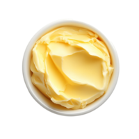 Bowl of Melted Butter with Soft, Smooth Texture png