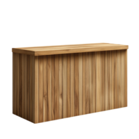 de madera mesa con plano parte superior y visible grano modelo png