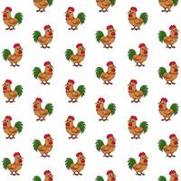 Chicken Pattern, Pattern Image Free vector