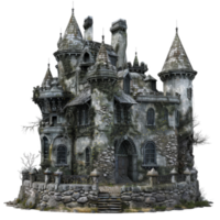 A castle with a tower and turrets png