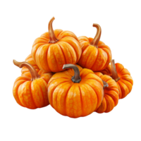 A Close-Up of a Group of Miniature Pumpkins png