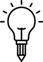 Idea Line Icon vector