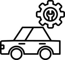 Workshop Line Icon vector